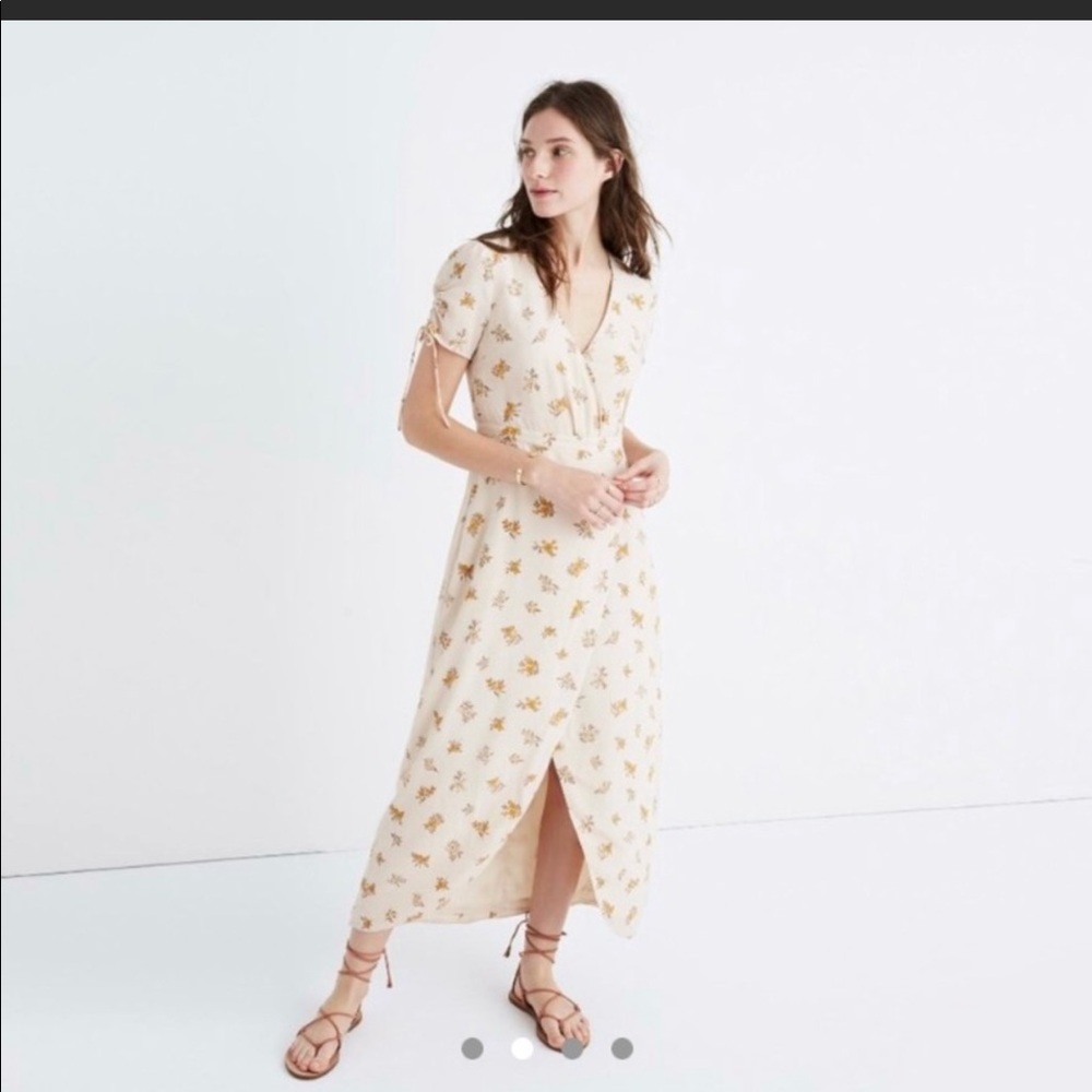 Worn once silk Madewell dress